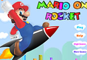 Mario On Rocket